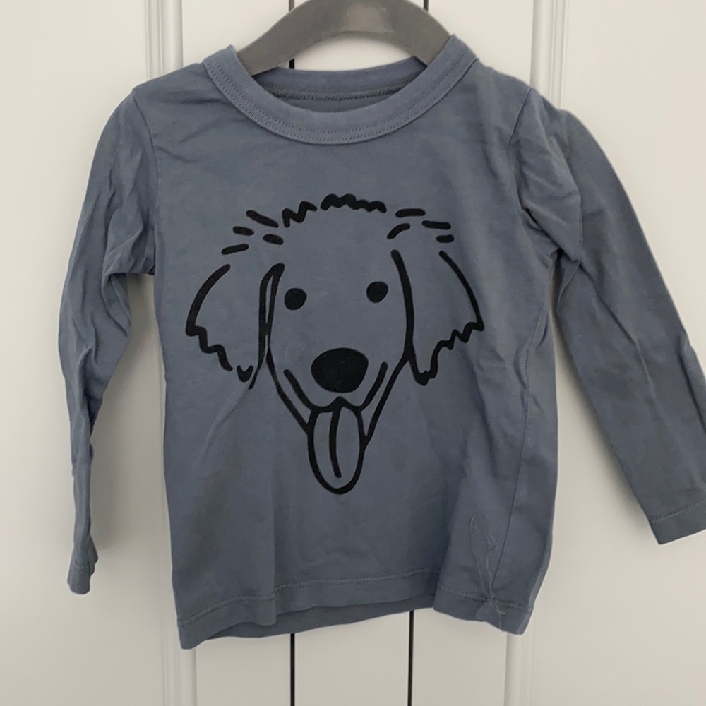 12mo Winter Water Factory Organic Cotton Long Sleeve Dog Shirt
